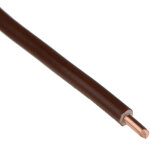 Rs pro c�ble, section: 2, 5 mm� 100m, 450 v c. c. , 750 v c. a. pvc marron ho7v - u c�ble de conduit ...