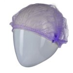 Charlotte cheveux jetable, pourpre en polypropylne taille unique pour industrie alimentaire ( prix pour ...
