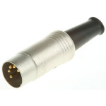 Rs pro - connecteur din 5 contacts, m�le, montage sur c�ble, a souder ( prix pour paquet de 5 )