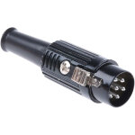 Rs pro - connecteur din 6 contacts, m�le, montage sur c�ble ( prix pour 1 )