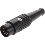 Rs pro - connecteur din 7 contacts, m�le, montage sur c�ble, a sertir ( prix pour 1 )