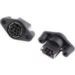 Rs pro - connecteur din 8 contacts, femelle, montage panneau, a sertir miniature