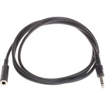 Cordon audio fiche jack m�le 6, 35 mm vers fiche jack femelle 6, 35 mm, long. 2m ( prix pour 1 )