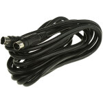 Cordon audio vido svhs noir mini din mle 4 broches mini din mle 4 broches, 3m ( prix pour 1 )