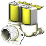 Electrovanne rs pro 3 ports , 24 v (c. a. / c. c. ), nf ( prix pour 1 )