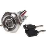 Rs pro - interrupteur � cl� 2 positions bipolaire � deux directions (2rt) 5 a ip40 ( prix pour 1 )