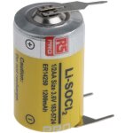 Pile 1 / 2 aa, 3. 6v rs pro lithium thionyle chloride, 1. 2ah ( prix pour 1 )