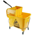 Rs pro - seau � lessiver en plastique jaune avec poign�e, 20l ( prix pour 1 )