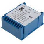 Rs pro - transformateur pour circuit imprim�, vin v c. a. , vout 2 x 9v c. a. , 2 sorties, 4va ( prix ...