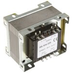 Rs pro - transformateur  montage sur chssis, vin 115v ac, 230v ac, vout 24v c. a. , 2 sorties, 100va ...