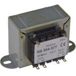 Transformateur � montage sur ch�ssis, vin 230v c. a. , vout 9v c. a. , 2 sorties, 20va ( prix pour 1 ...