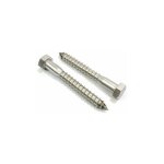 Rs pro - vis bois � t�te hexagonale, 1 / 2pouce x 2 1 / 2pouce, en acier ( prix pour paquet de 25 )