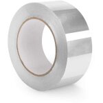Ruban adh�sif d'aluminium scotch isolant thermique professionnelle ? 5cm x 50m rouleau aluminium adhesif ...