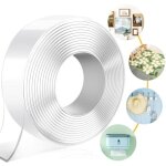 Ruban adh�sif double face extra fort, accroche tableau sans percer puissant transparent multifonctionnel ...