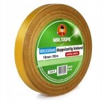 Ruban adh�sif double face pour films pare - vapeur 19 mm / 50 m, ultra - r�sistant.