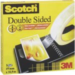 Ruban adh�sif double - face scotch� 665 3m d6651222 transparent (l x l) 22. 8 m x 12. 5 mm acrylique ...