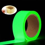 Ruban adh�sif phosphorescent, lumineux ruban autocollant, ruban fluorescent 5m x 5cm glow in the dark ...