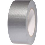Ruban adhsif toil - 48 mm x 25 m - 1 rouleau - rsistant, impermable - pour rparer, fixer, assembler, ...