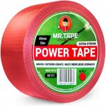 Ruban adh�sif toil� rouge mrtape 48 mm / 50 m, ruban powertape renforc� et r�sistant