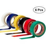 Ruban adhsif en vinyle 6 pices 10 m pvc ignifuge ruban lectrique tanche ruban isolant lectrique ...