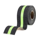Ruban antid�rapant phosphorescent pour marches d'escalier int�rieures et ext�rieures, 10 mx 5 cm