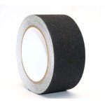 Ruban antid�rapant en pvc noir 5m x 5cm pour escaliers, marches, sols, d�coration de s�curit�