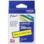 Ruban d'�tiquetage brother tze, tz tze - 661 couleur de ruban: jaune couleur de police:noir 36 mm 8 m ...