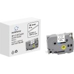 Ruban d'�tiquetage trywise rf - lt - btze241 compatible remplace brother tze - 241 18 mm couleur de ruban: ...