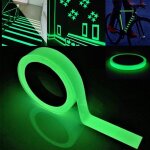 Ruban fluorescent vert de qualit� sup�rieure de 9 m x 2 cm, ruban lumineux, ruban phosphoreux, ruban ...