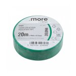 Ruban isolant 19 mm x 0, 13 mm vert 20 m