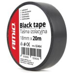 Ruban isolant en pvc noir scotch 18 mm x 20 m amio - 02464 Ruban isolant en pvc noir scotch 18 mm x 20 m amio - 02464