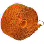 Ruban isolant thermique moto 5m, bande thermique echappement avec 6 collier de serrage inox, orange