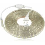 Ruban � led, bande led etanche, lumineux bandeau led 220v, 5050 ip65 etanche bande strip led, blanc chaud ...