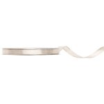Ruban de satin, blanc cass, 6 mm / 25 m