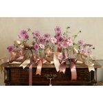 Ruban de satin, rose fonc sale, 38 mm / 25 m