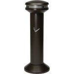 Rubbermaid - cendrier sur pied d394xh1054 mm noir tle d'acier