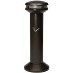 Rubbermaid - cendrier sur pied d394xh1054 mm noir tle d'acier