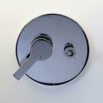Robinet mitigeur douche encastr� 2 sorties - chrom� - rond