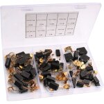 Runcci - yun 50pcs 10 tailles balai charbon moteur electrique balais en charbon universel charbon pour ...