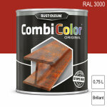 Rust - oleum - peinture fer combicolor original ral 3000 rouge feu brillant 750ml Rust - oleum - peinture fer combicolor original ral 3000 rouge feu brillant 750ml