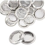 Rwoythk - 20 pi�ces grille aeration ronde 53 mm grille de ventilation inox trou d'a�ration rond argent ...