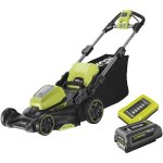 Ryobi ry36lm40a - 0 batterie tondeuse 36v 40cm 25 - 75mm kit mulching 5, 0 ah