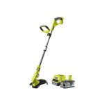 Ryobi - pack coupe bordure - dresse bordure 18v one + olt1832 - 1 batterie 5. 0ah - 1 chargeur rapide ...