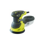 Ryobi ponceuse excentrique lectrique 300w 125mm - sac de transport - ros300a