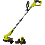 Ryobi - rlt183222s dbroussailleuse sans fil 18 v 30 cm + 2x batterie 2, 0 ah + chargeur ( 5133004429 ...