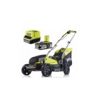 Ryobi - tondeuse pousse 18v one + - coupe 33cm - 1 batterie 2, 5ah - 1 chargeur - rlm18c33b25