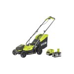 Ryobi tondeuse pouss�e - rlm18x33b40 - 18v one + - coupe 33cm - 1 batterie 4. 0ah - 1 chargeur