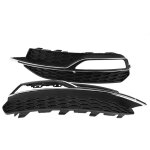 Pour s3 style pare - chocs avant antibrouillard grilles noir brillant pour audi a3 s line 8v 2013 - 2016 ...