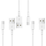 Sabir lot de 3 c�ble de chargeur iphone 2m?mfi certifi�? fil lightning charge rapide pour iphone 11 pro ...