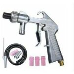 Sableuse pneumatique, pistolet de sablage, sableuse pneumatique, + 4 x buses cramiques 4 / 5 / 6 / 7 ...